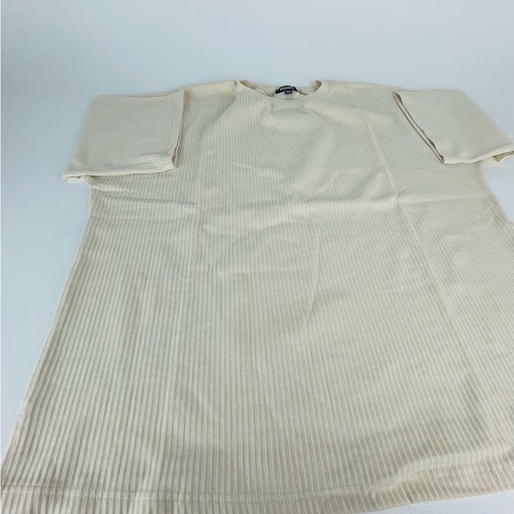 RIBBED TSHIRT AND SHORT SET cream - Picture 2 of 14